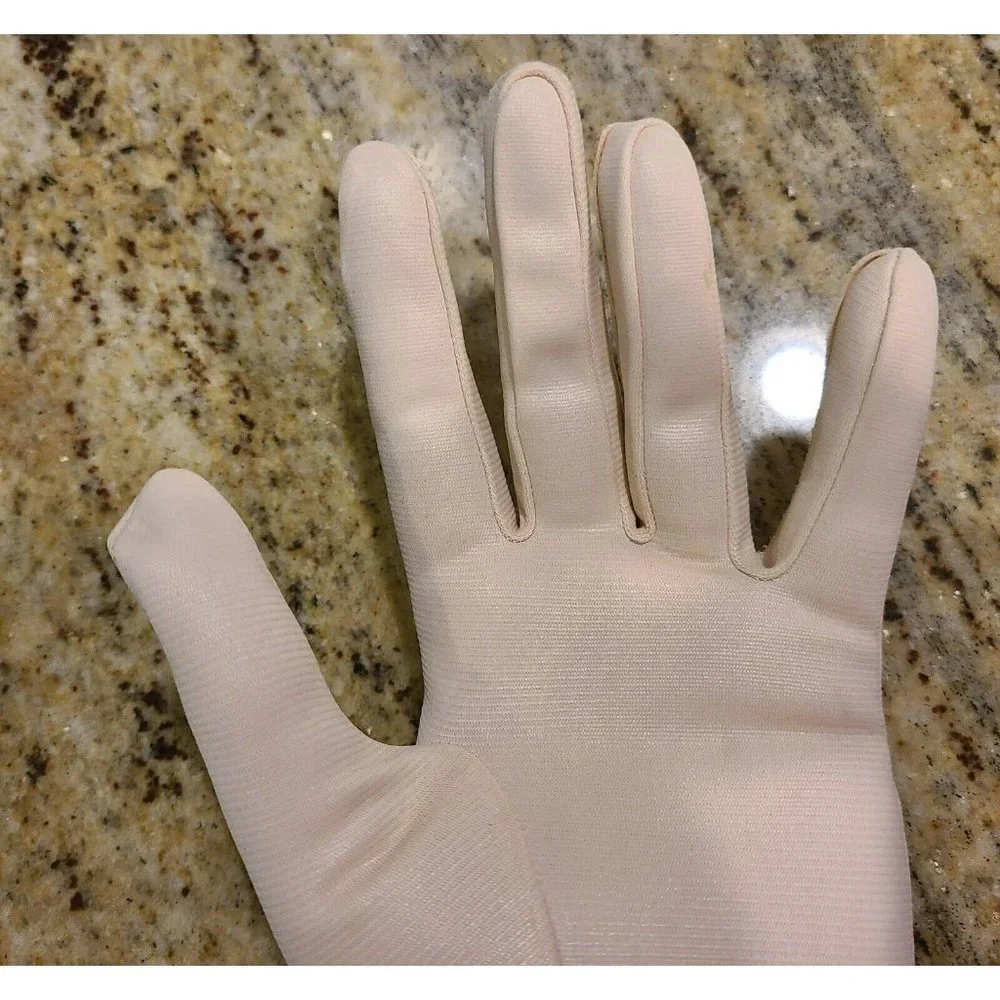 Vintage Blush Color Nylon Stretch Gloves 8